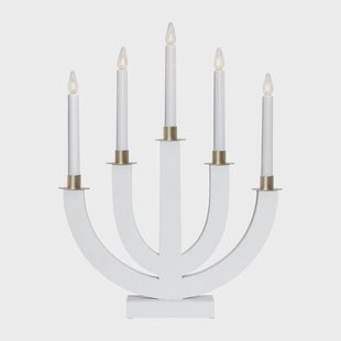 Star Trading Eli adventskandelaar Wit