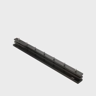 Skagerak Cutter kapstok Eik, zwart gebeitst, 7 st knoppen