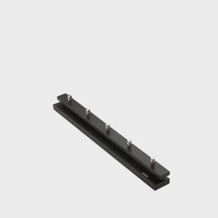 Skagerak Cutter kapstok Eik zwart gebeitst, 5 stuks knoppen