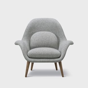 Fredericia Furniture Swoon fauteuil Hallingdal 65 130 – gerookt eiken