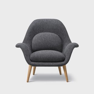 Fredericia Furniture Swoon fauteuil Hallingdal 65 180 – geolied eiken
