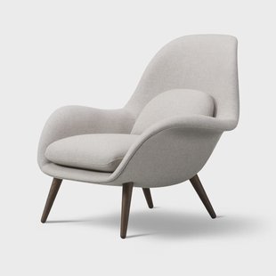 Fredericia Furniture Swoon fauteuil Sunniva 717 – rookgekleurd eiken