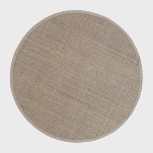 Dixie Jenny Sisal rond vloerkleed Natural grey Ø150 cm