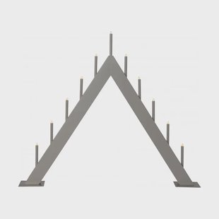 Star Trading Buzz kandelaar 59 cm Grijs