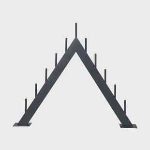 Star Trading Buzz kandelaar 59 cm Grijs