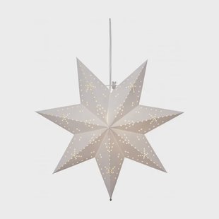 Star Trading Classic papieren ster 45 cm Wit