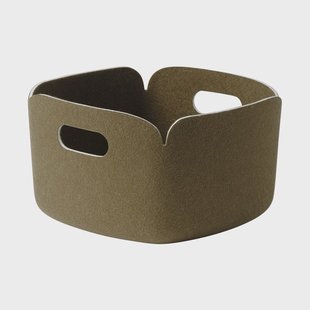 Muuto Restore opbergmand 28x28 cm Brown green