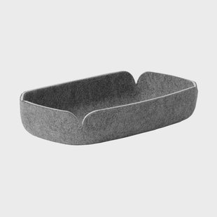 Muuto Restore dienblad 15,5x28 cm Grey mélange