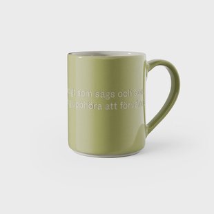 Design House Stockholm Astrid Lindgren mok, Voj, voj, så mycket onödigt.. Zweedse tekst