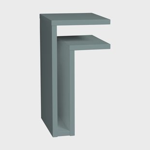 Maze F-shelf wandplank pigeon blue Plank aan de rechterkant