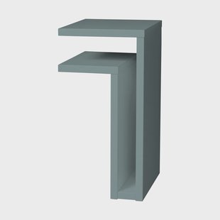 Maze F-shelf wandplank pigeon blue Plank aan de linkerkant