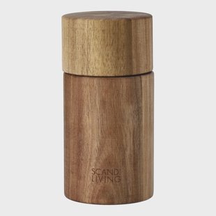 Scandi Living Hollow zoutmolen 13 cm Acacia