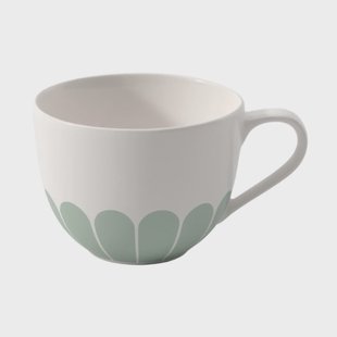 Villeroy & Boch Fleur koffiekop 16 cl Wit-groen