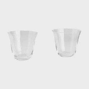 HAY Curve Tumbler drinkglas 2-pack Helder