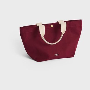 HAY Everyday stoffen tas mini Bordeaux