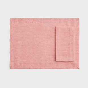 HAY Tavolo placemat/servet 4-pack Soft coral