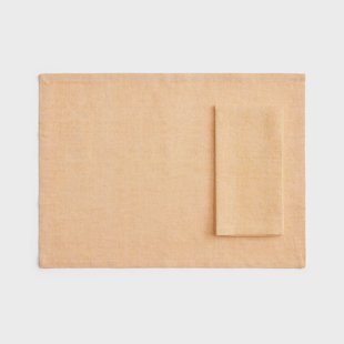 HAY Tavolo placemat/servet 4-pack Soft orange