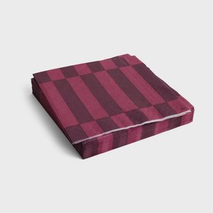 HAY Pattern Dinner servet 40x40 cm 20-pack Bordeaux-wine