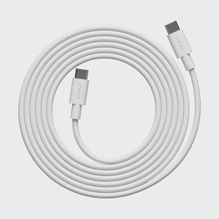 Avolt Cable 1 USB-C naar USB-C oplaadkabel 2 m White Martinelli Luce Edition