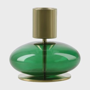 Holmegaard Bubble kandelaar 8 cm Groen