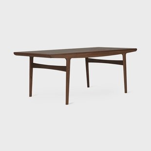 Warm Nordic Evermore eetkamertafel incl. 2 verlengplaten van 45 cm Oiled walnut, 190 cm