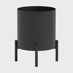 Eva Solo Simply Grow buitenpot groot Ø37 cm Zwart