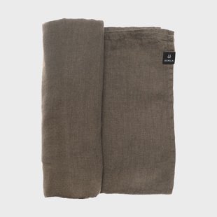 Himla Sunshine tafellaken Koffie, 145x330 cm