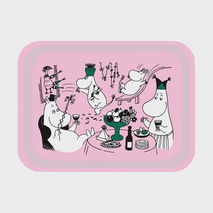 Opto Design Moomin 80 dienblad 20x27 cm Roze