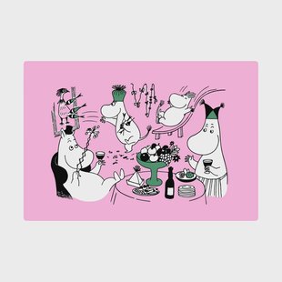 Opto Design Moomin 80 placemat 27,5x40 cm Roze