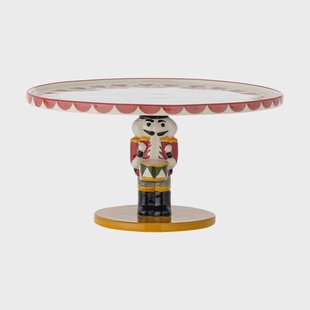 Bloomingville Jolly taartplateau Ø20 cm Rood