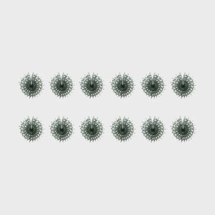 House Doctor Fold papieren sterren 12-pack Groen