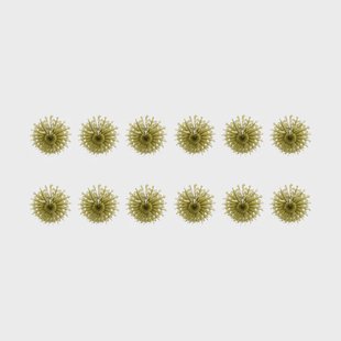 House Doctor Fold papieren sterren 12-pack Gouden