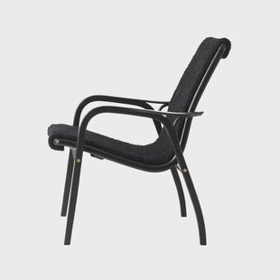 Swedese Laminett fauteuil Black Edition Zwart gelazuurd beukenhout