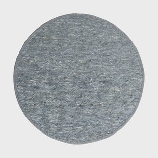 Tisca Sierrafil ronde Vloerkleed Steel blue nr. 250, Ø250 cm