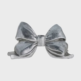 Lene Bjerre Serafina strik kandelaar 12,7 cm Antiekzilver