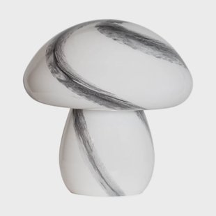 By Rydéns Mira Mushroom tafellamp 30 cm Wit-zwart