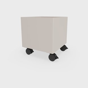 Montana Montana Mini Play opbergdoos met wielen Clay