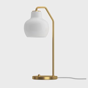 Louis Poulsen VL Ring Crown tafellamp Ø15 cm Messing-opalglas