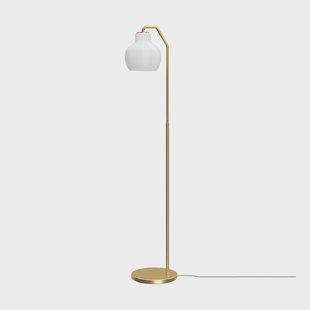 Louis Poulsen VL Ring Crown vloerlamp Messing-opaalglas