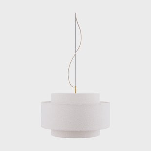 Globen Lighting Noah hanglamp Ø50 cm Bouclé wit