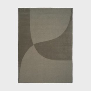 Linie Design Split Plains vloerkleed Moss, 140x200 cm