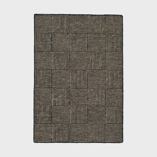 Linie Design Linie Design Chess vloerkleed Black, 250x350 cm