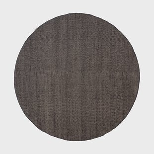 Linie Design Asko rond tapijt Black, Ø240 cm