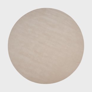 Linie Design Halo Cloud wollen vloerkleed rond Beige, Ø300 cm