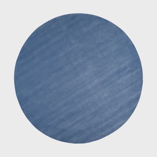 Linie Design Halo Cloud wollen vloerkleed rond Blue, Ø300 cm