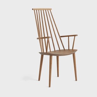 HAY J110 armstoel Donker geoliede eik