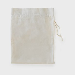 Normann Copenhagen Hide Laundry Basket Cotton Liner wasmandzak Off White