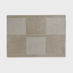 Normann Copenhagen Level wollen vloerkleed Warm grey, 250x350 cm