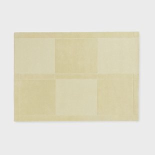Normann Copenhagen Level wollen vloerkleed Light yellow, 170x240 cm