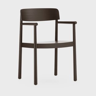 Normann Copenhagen Timb armstoel Brown ash